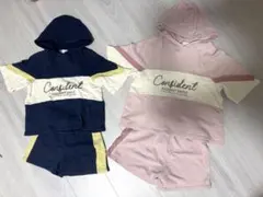 ever closet セットアップ　姉弟　姉妹　リンクコーデ　110 120