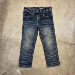 GAP 95センチ　３歳　色落ち加工デニムパンツ