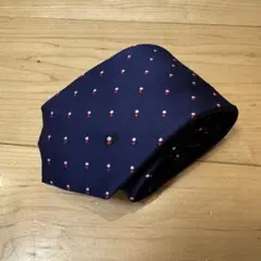 Ｊリーグ　ネクタイ　ネイビー ドット