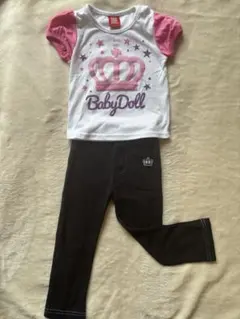 BabyDoll Tシャツとレギンスセットのサムネイル