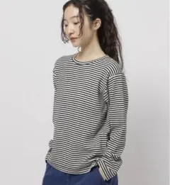 ニコアンド　コットンストレッチベーシックTシャツ　150369のサムネイル