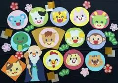 ペープサートや壁面装飾にも使える！干支の始まり