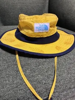 THE NORTH FACE バケットハット イエロー/ネイビー　Mサイズ