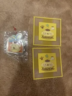 ポムポムプリン　ラバーコースター　アメニティ