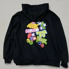 AMPTAKxCOLORS ジップアップパーカー フリーサイズ