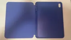iPad第10世代 ケース10.9インチ 三つ折り スタンドケース カバー 青