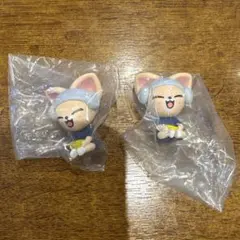 スキズ SKZOO サウナフィギュア ガチャ ２点セット　フォクシニー　アイエン