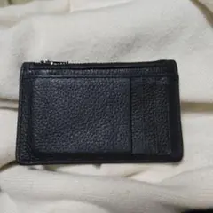 COACH ブラック レザー カードケース