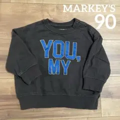 【3月末まで値下げ中!】マーキーズ 刺繍トレーナー 90cm