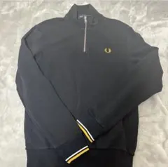Fred Perry ハーフジップスウェット 黒のサムネイル