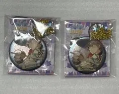 あんスタ 海外 グッズ 綻放徽章 缶バッジ 真白友也 2点 まとめ売り