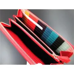 ☆ギフト対応可能☆新品☆箱付 ポールスミス 人気ファスナー 長財布 赤☆
