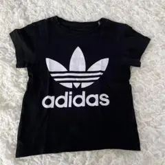 adidas Originals トレフォイル Tシャツ ブラック 100のサムネイル