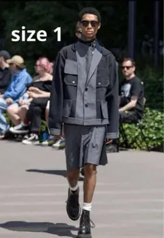 Sacai 25ss Suiting Bonding Pants Black 3 - メルカリ