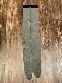 未使用 ランバンコレクション タイツ M〜L グレー×ブラック