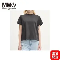 Maison Margiela ロゴ刺繍 モックネック Tシャツ - メルカリ