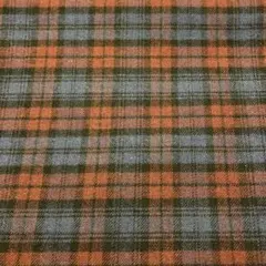 先染め生地（黒×紺×ボルドーのチェック柄ツイル）