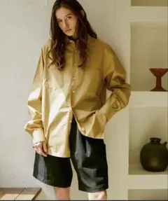 ソエルテ　Oversize roll up shirt / ロールアップシャツのサムネイル