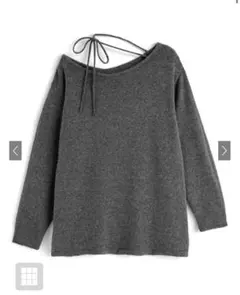 ワンショルダーリボンニットワンピース[pm762] グレイル　GRL