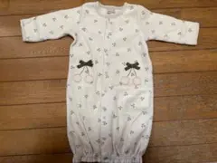 petit main チェリー刺繍 ツーウェイ・ドレスオール