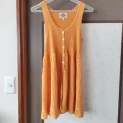 NAVE オンワード樫山ノースリーブ チュニック オレンジのサムネイル