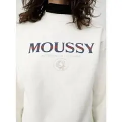 MOUSSY ホワイト　トレーナー