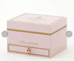しまむら ニナス 青木美沙子 ミラー付き小物BOX レトロ 収納 ケース ピンク
