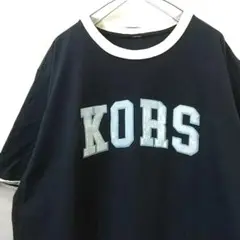 MICHAEL KORS マイケル・コース Tシャツ L ネイビー 海外古着