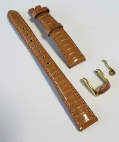 時計 ベルト のみ❣️ブラウン系 高級感✨艶あり✨13mm