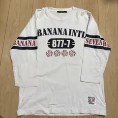 877＊7 banana seven 長袖カットソー ホワイトのサムネイル