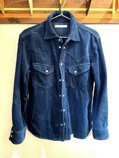 AZUL コーデュロイウエスタンシャツ