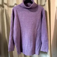 Lui's タートルネック ニット フリーサイズ