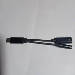 ジャンク、USB Type-C to 3.5ミリイヤホン変換アダプタ 充電対応