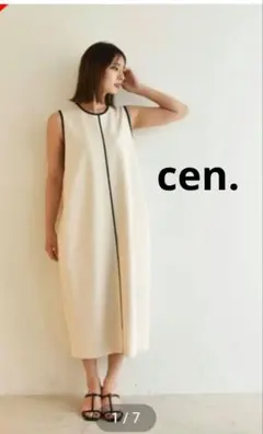 cen. パイピングバックリボンワンピース | Mercari