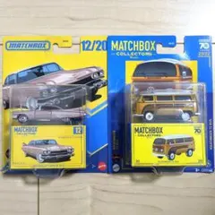 マッチボックス コレクターズ キャデラック デビル ＆ ワーゲン T2 バスのサムネイル
