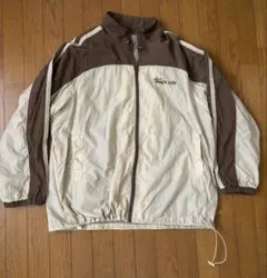renoma ベージュ ナイロンスエット生地ジャケット⚠️早い者勝ち最終値下げ⚠️ renoma ベージュ ナイロンスエット生地ジャケット⚠️早い者勝ち最終