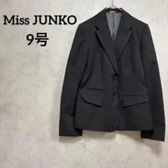 ミスジュンコ　Miss JUNKOレディース　ジャケット　黒　9号　フォーマル