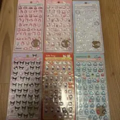 正規品　ボンボンドロップシール　ミニ　サンリオ　6種セット