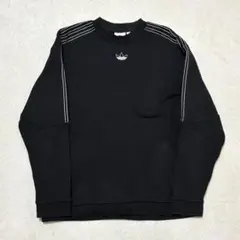 アディダスオリジナルス スウェット トレーナー ブラック Lサイズ