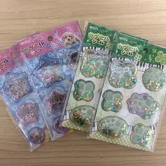 【セリア】カプセルシール シャカシャカシール 4点セット 「平成レトロ」