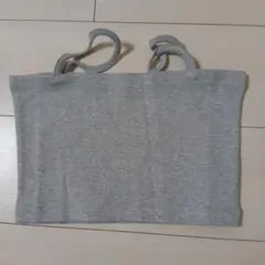 EVRIS グレー ショートキャミ　未使用　短め　シンプル　ビスチェ　ダンス