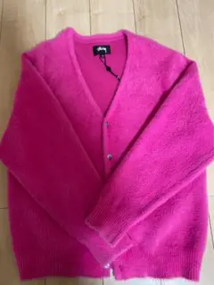 Stussy Shaggy Cardigan Fuchsiaのサムネイル