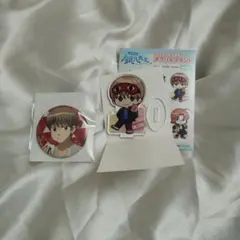 銀魂 缶バッジ＆ミニアクリルスタンド セット