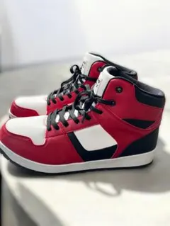 CEDAR CREST ハイカットスニーカー 赤白黒のサムネイル