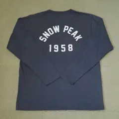 【未使用】Foam Printed L/S T shirt Snow Peak