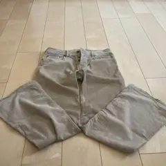 デニムポリス ベージュ コーデュロイ チノパンのサムネイル