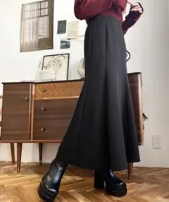 【週末限定セール】カットジョーゼットマーメイドフレアスカート