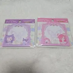Yes!プリキュア5GoGo!×サンリオキャラクターズ　ダイカット付箋2種セット