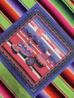 【激レア】⑥⑤⑧70s USA製バンダナ MARKS HANDKERCHIEF