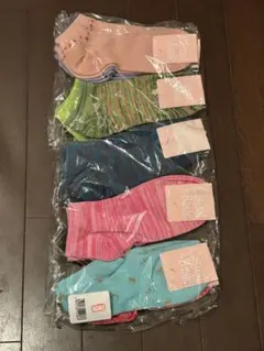 10足セット　レディース　くるぶし　靴下　ソックス　23 24 25 カラフル